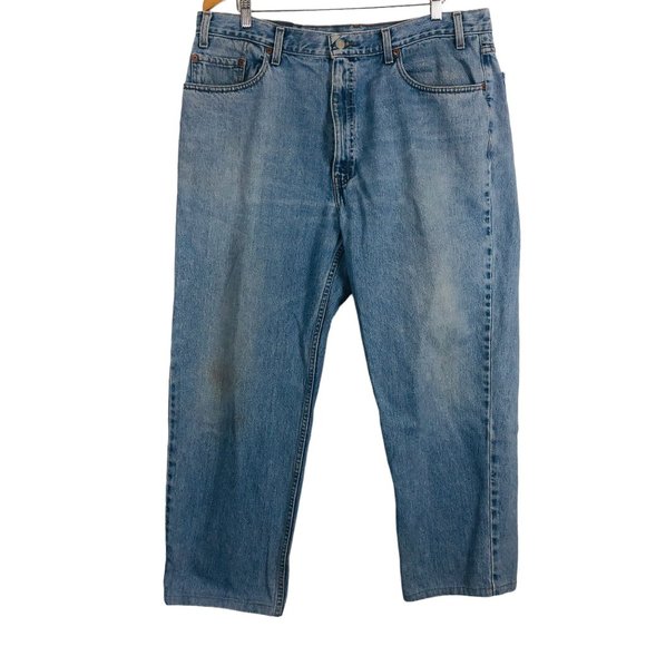 Vtg Y2K 00s Levi's 550 Men's Jeans Relaxed Fit Medium Wash Cotton Sz W40 L30 - Picture 1 of 11